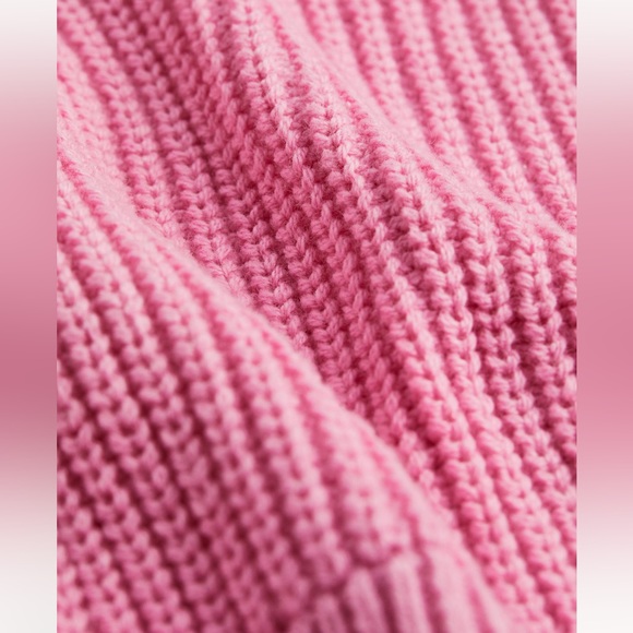 NEW H&M bundle Pink Sweater Matching Set + Maroon Waffle matching set - 6 months - Picture 6 of 8